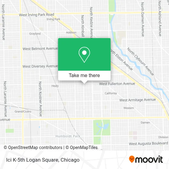 Ici K-5th Logan Square map
