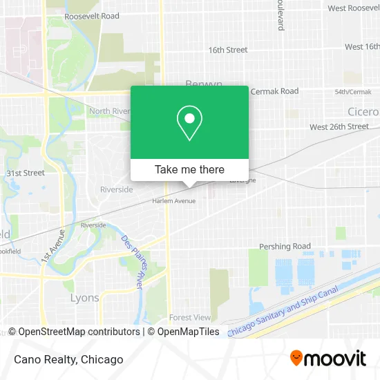 Cano Realty map