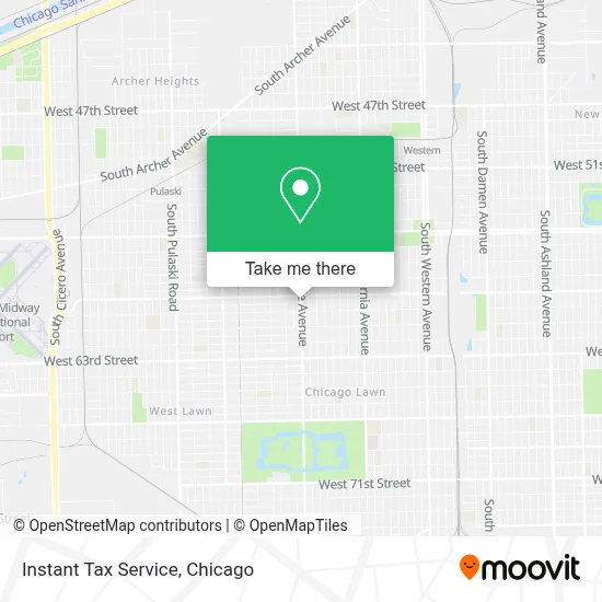 Instant Tax Service map