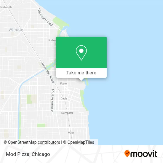 Mod Pizza map