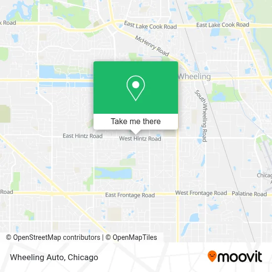 Wheeling Auto map