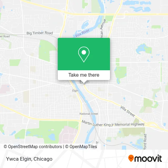 Ywca Elgin map