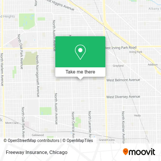 Freeway Insurance map