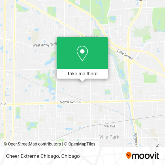 Cheer Extreme Chicago map