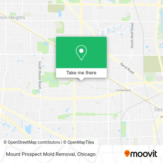 Mount Prospect Mold Removal map