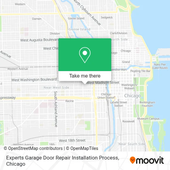 Experts Garage Door Repair Installation Process map