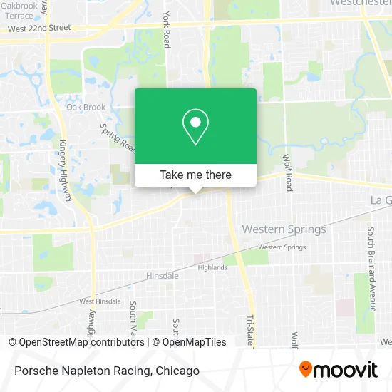 Porsche Napleton Racing map