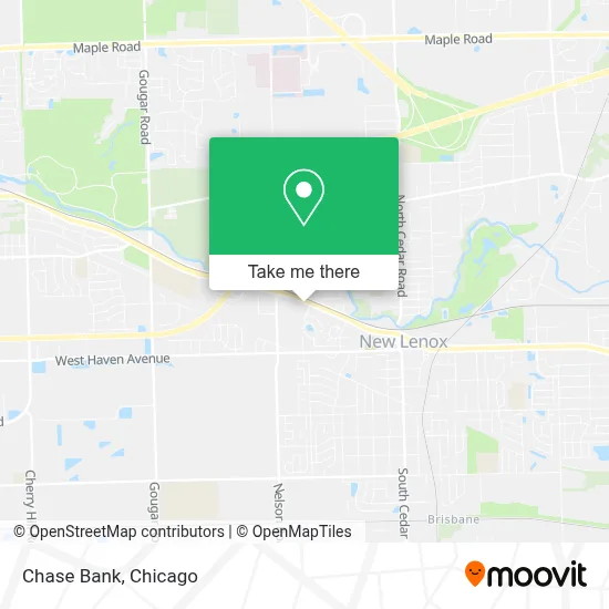 Chase Bank map