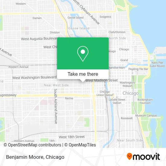 Benjamin Moore map