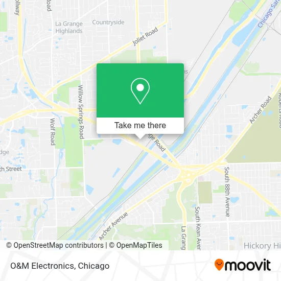 O&M Electronics map