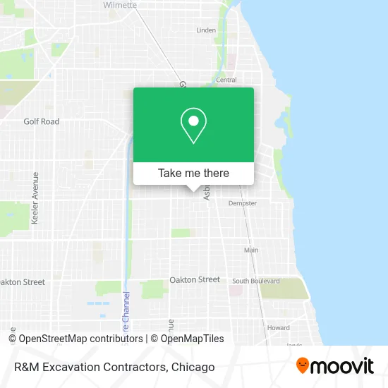 R&M Excavation Contractors map