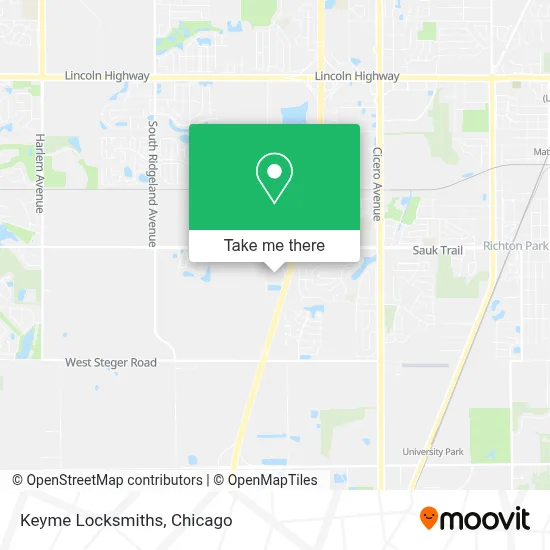 Keyme Locksmiths map