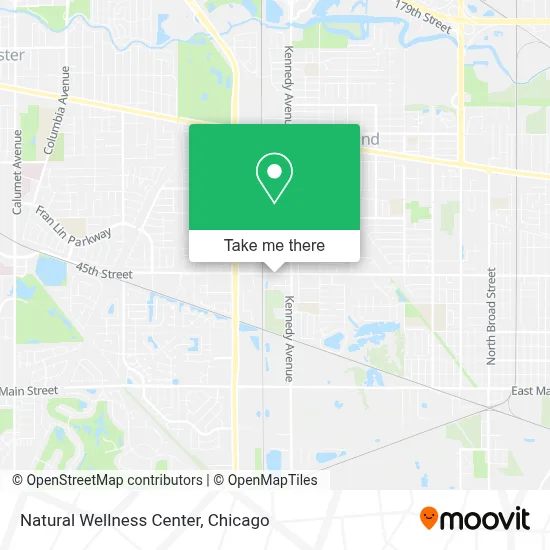 Natural Wellness Center map