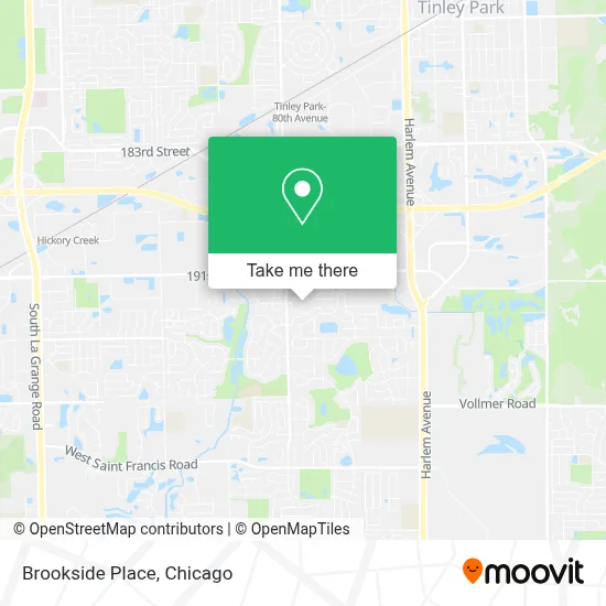 Brookside Place map