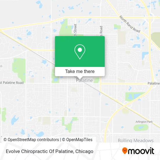 Evolve Chiropractic Of Palatine map
