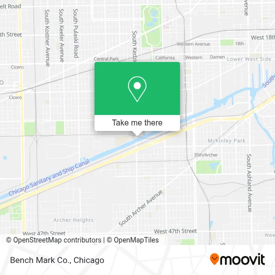 Bench Mark Co. map