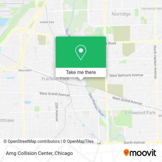 Amg Collision Center map