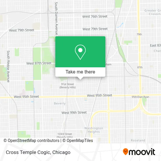 Cross Temple Cogic map