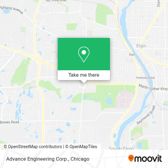 Advance Engineering Corp. map