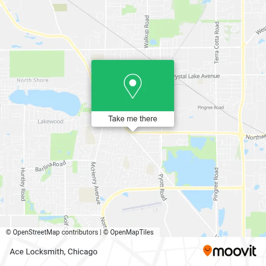 Ace Locksmith map