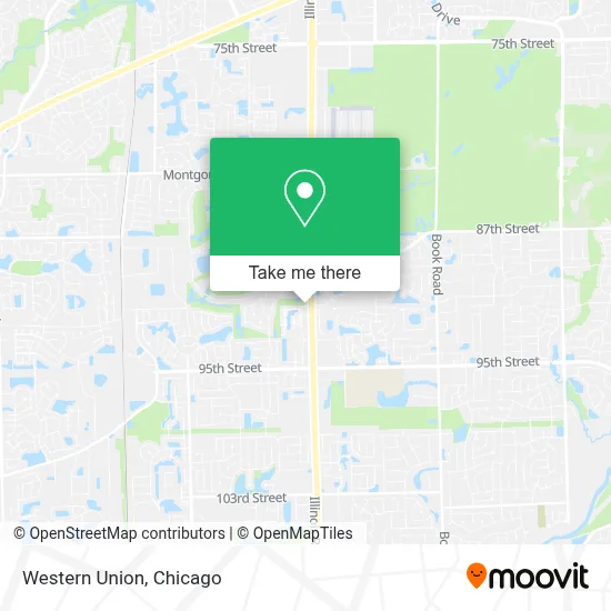 Western Union map