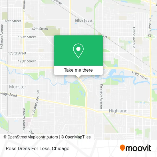 Ross Dress For Less map