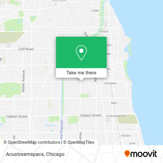 Acustreamspace map