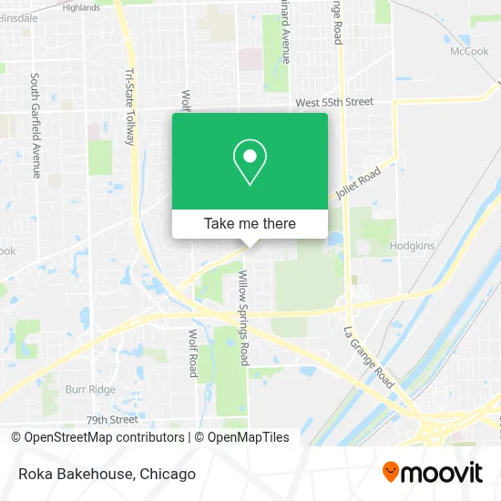 Roka Bakehouse map