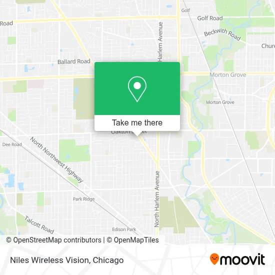 Niles Wireless Vision map