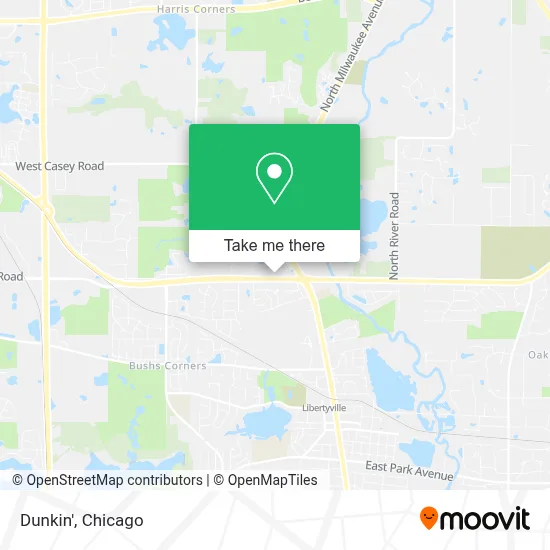 Dunkin' map
