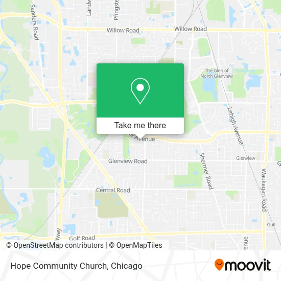 Hope Community Church map