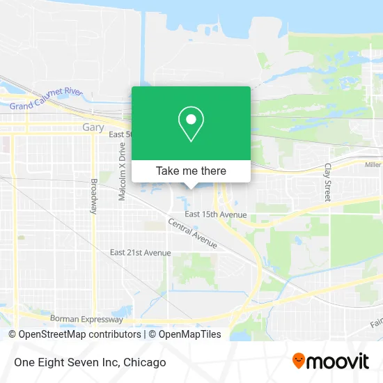 One Eight Seven Inc map