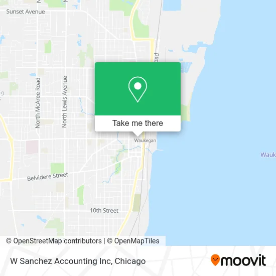 W Sanchez Accounting Inc map