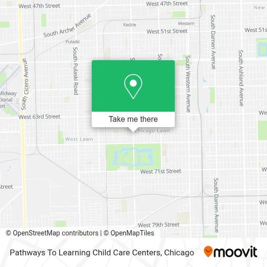 Pathways To Learning Child Care Centers map