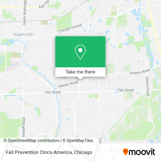 Fall Prevention Clncs-America map