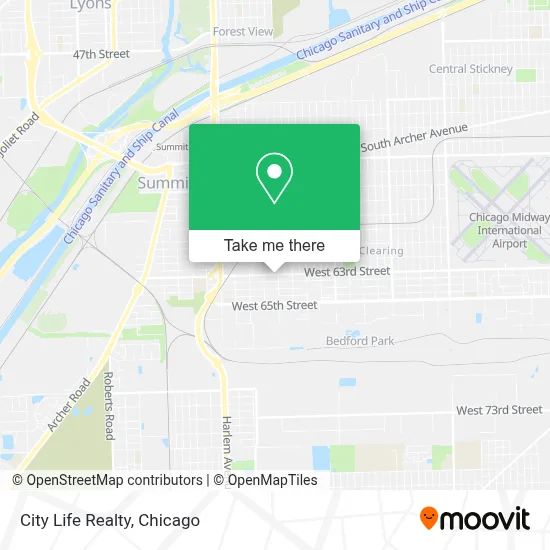 City Life Realty map