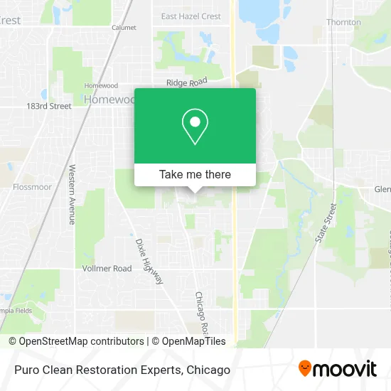 Puro Clean Restoration Experts map