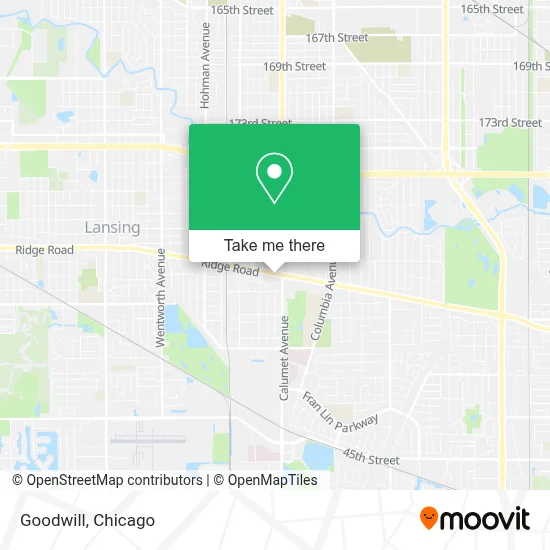 Goodwill map