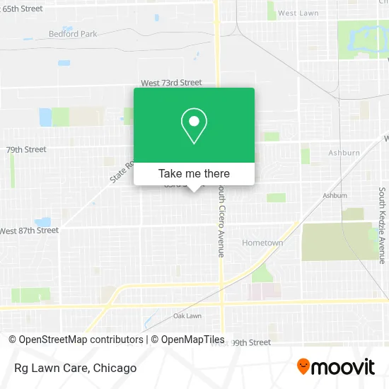 Rg Lawn Care map