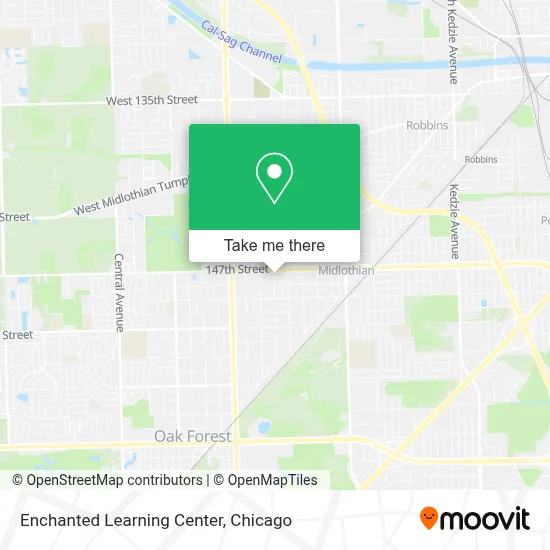 Enchanted Learning Center map