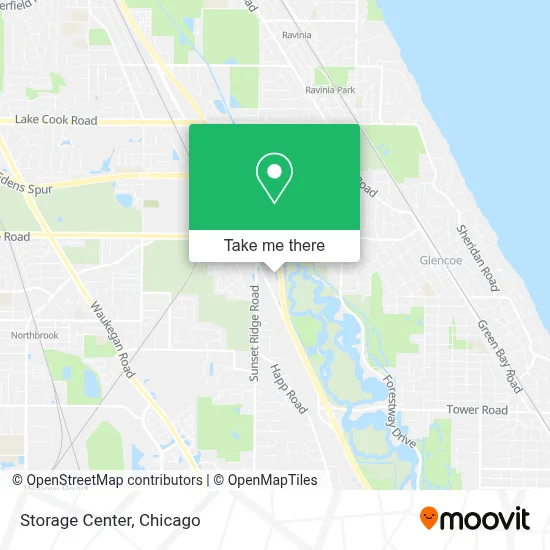 Storage Center map