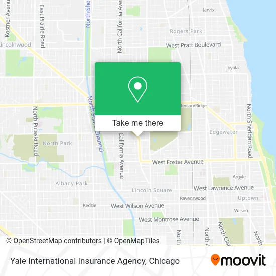 Yale International Insurance Agency map
