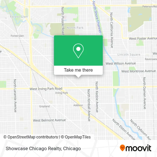 Showcase Chicago Realty map