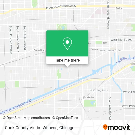 Cook County Victim Witness map