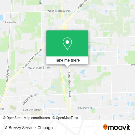 A Breezy Service map