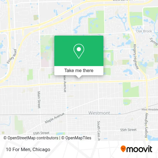 10 For Men map