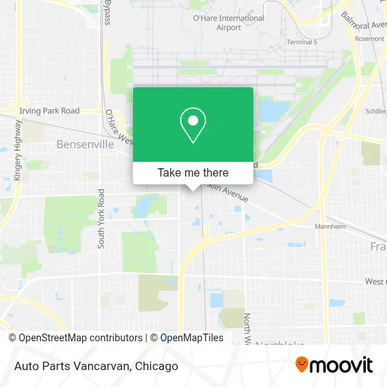 Auto Parts Vancarvan map