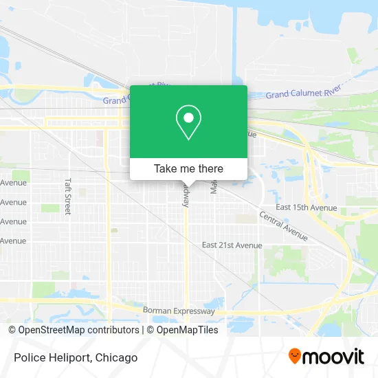 Police Heliport map