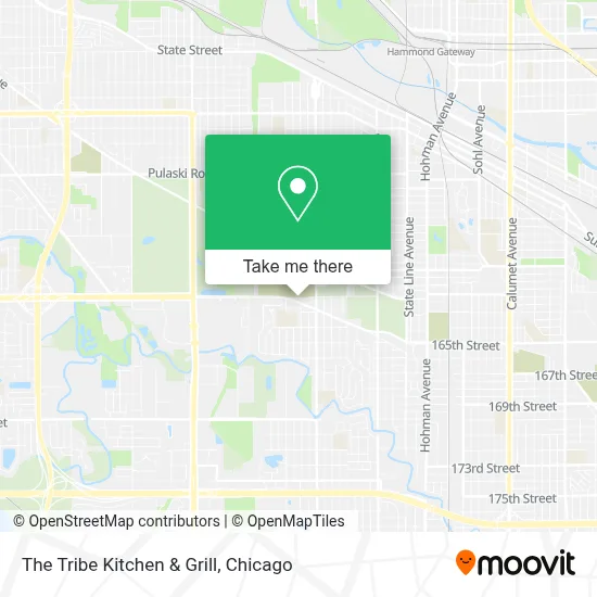 The Tribe Kitchen & Grill map