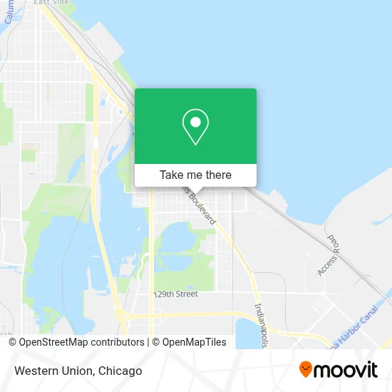 Western Union map